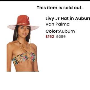 LIVY JR HAT IN AUBURN (Van Palma)